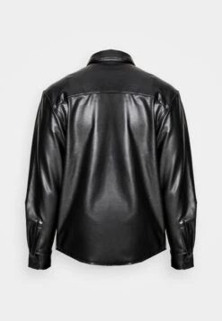 YOURTURN Unisex - Faux Leather Jacket - Black 6 YOURTURN Unisex - Faux Leather Jacket - Black -Yourturn Sales Store 03d0cb1ed3e248ca976655ec0332ddff