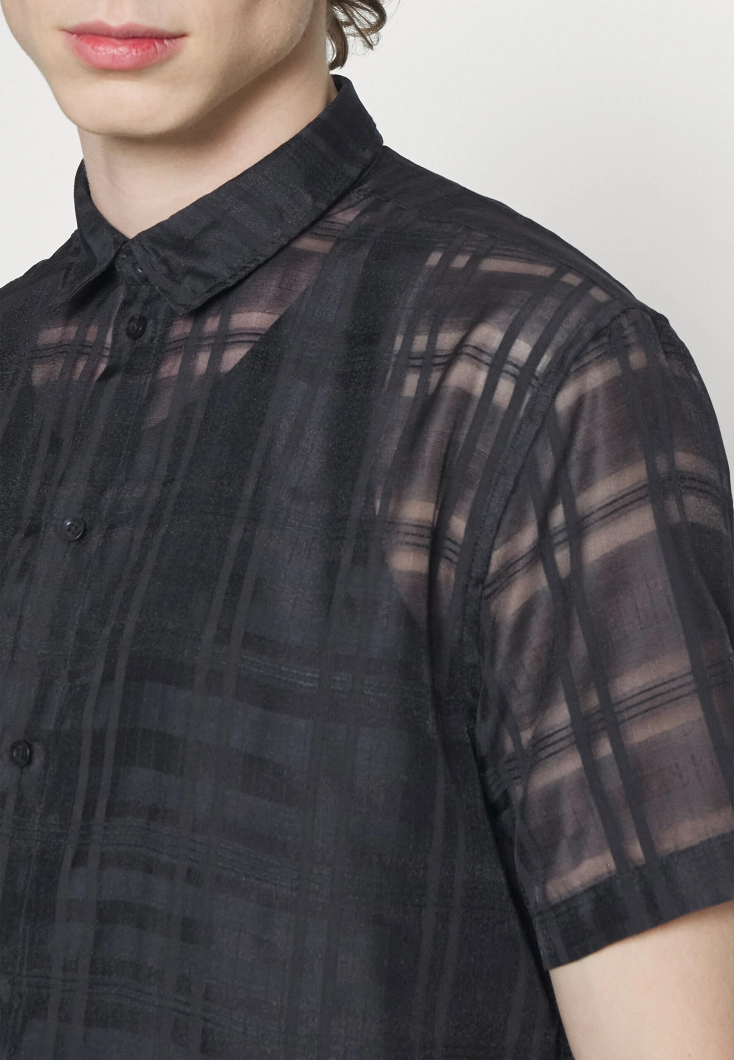 YOURTURN Mesh Shirt - Shirt - Black 8 YOURTURN Mesh Shirt - Shirt - Black - Image 6