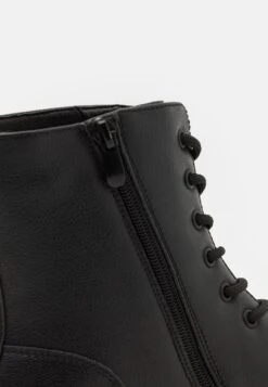 YOURTURN Lace-Up Ankle Boots - Black -Yourturn Sales Store 0db849e6441941bba0625771352e5e65