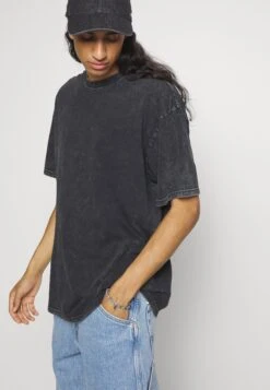 YOURTURN Unisex - Print T-Shirt - Mottled Black -Yourturn Sales Store 131b7300b2f644e6937234248cf02c77