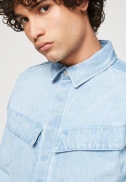 YOURTURN Unisex - Denim Jacket - Blue -Yourturn Sales Store 17be6b00d2b74781bd3ad733d2365305