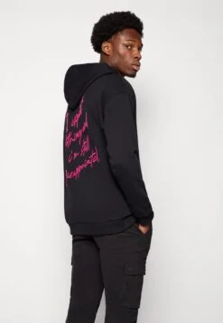 YOURTURN Embroidered Text Hoodie Unisex - Hoodie - Black -Yourturn Sales Store 1b00bdfa4f184078b8b4af421ae91c6b