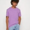 YOURTURN Yt-0722-1002Smiley Wash Tee / 404 - Purple - Basic T-Shirt - 404 - Purple -Yourturn Sales Store 1d62132254784255b4d4280526942766