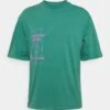 YOURTURN Print Wash Unisex - Print T-Shirt - Green 1 YOURTURN Print Wash Unisex - Print T-Shirt - Green -Yourturn Sales Store 2d029038fce6411b82871a546738b389