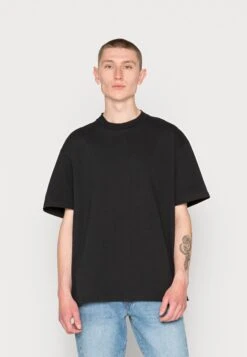 YOURTURN Heavy Weight Tee Unisex - Basic T-Shirt - Black