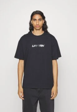 YOURTURN Print T-Shirt - Black