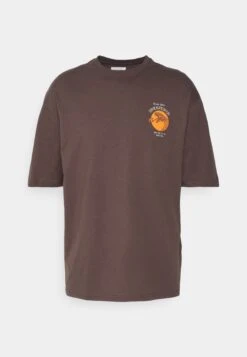 YOURTURN Unisex - Print T-Shirt - Brown -Yourturn Sales Store 35fde50c4b494cc18c41c7eca797d928