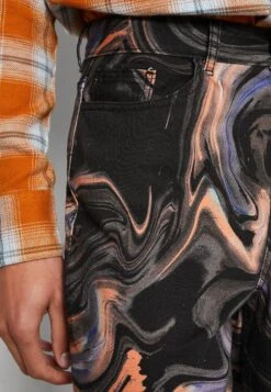 YOURTURN Phluid Unisex - Relaxed Fit Jeans - Black Denim -Yourturn Sales Store 3661d88e04df46478cab0ff3f53cc34b