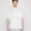 YOURTURN Plain Boxi Fit Unisex - Shirt -White -Yourturn Sales Store 4bdbcec6354f4e09ba1389991d2aabb6
