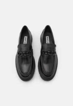 YOURTURN Leather Unisex - Slip-Ons - Black -Yourturn Sales Store 4d6a6cae54dc4cc5a1fefccb38213e46