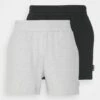 YOURTURN 2 Pack Unisex - Shorts - Black/Grey