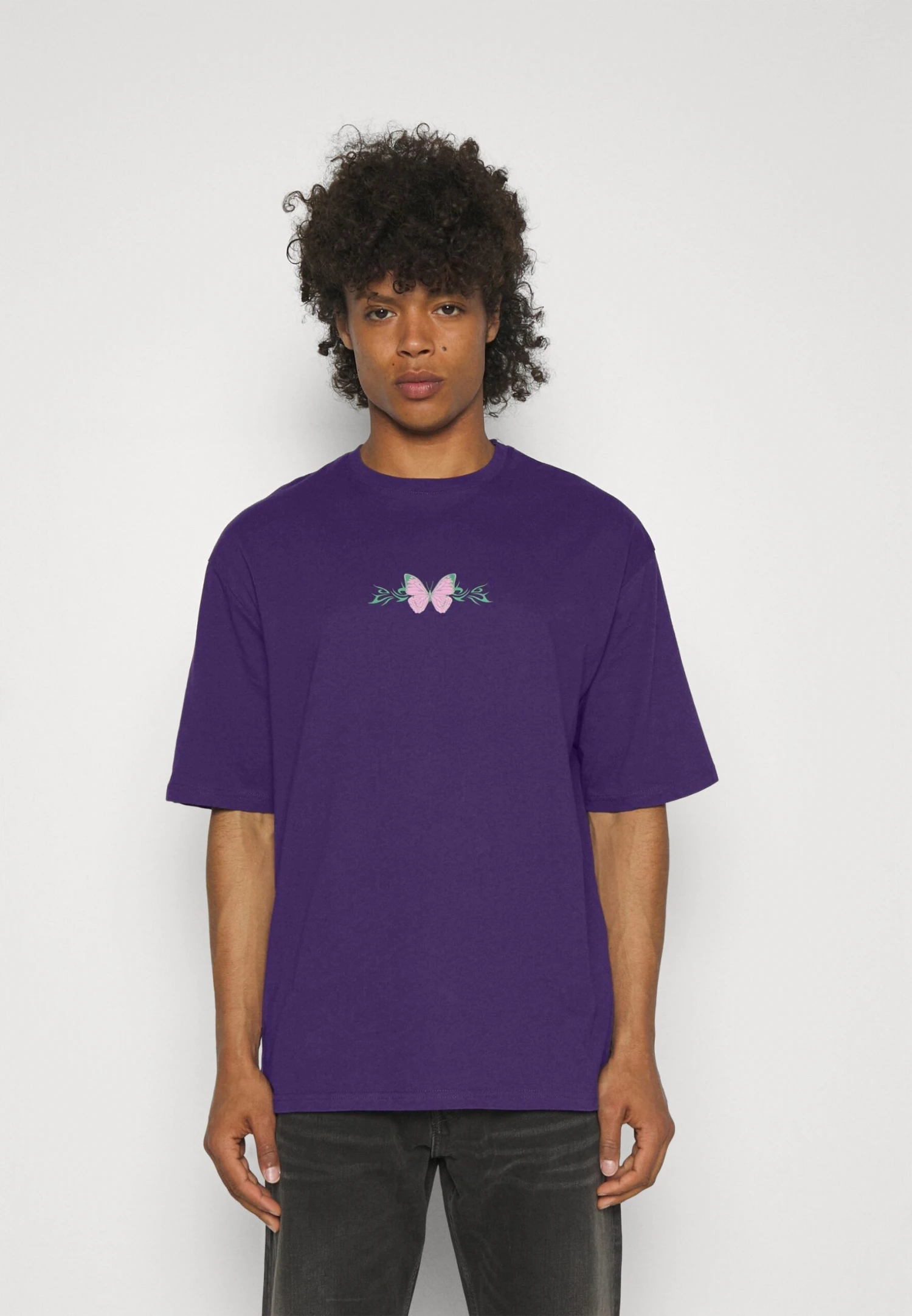 YOURTURN Unisex - Print T-Shirt - Purple 3 YOURTURN Unisex - Print T-Shirt - Purple