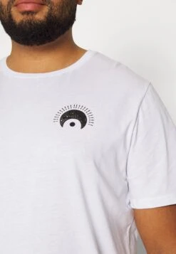 YOURTURN Eye Moon Tee Unisex - Print T-Shirt - White -Yourturn Sales Store 56ce331059a24c8899d65fca950cb314