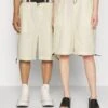 YOURTURN Genderless Parachute - Shorts - White