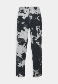 YOURTURN Unisex Moonwash Unisex - Relaxed Fit Jeans - Black -Yourturn Sales Store 63a59d7327164861abcb6b5e128ec972