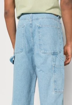 YOURTURN Unisex - Relaxed Fit Jeans - Light Blue Denim -Yourturn Sales Store 643cd7d8f2bd491aa7d50b770e21d08e