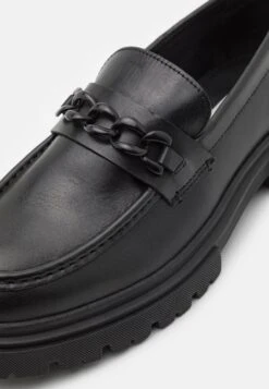 YOURTURN Leather Unisex - Slip-Ons - Black -Yourturn Sales Store 67faac0d8bea48d0b27004c70d9a0434