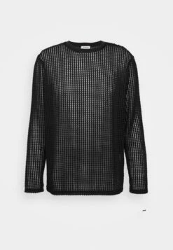 YOURTURN Unisex - Long Sleeved Top - Black -Yourturn Sales Store 685d71e4a773474898c46af02da1c2ae