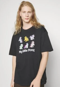 YOURTURN My Little Pony Unisex - Print T-Shirt - Black -Yourturn Sales Store 698d2187f643445984bbc0dd61406d64