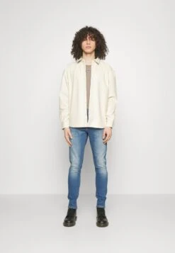 YOURTURN Unisex - Faux Leather Jacket - Beige -Yourturn Sales Store 6b4a36a7c3c449d5b3438bd1a623e36d