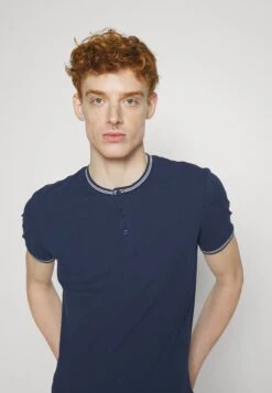 YOURTURN Unisex - Basic T-Shirt - Dark Blue -Yourturn Sales Store 6cd288a29dea4a3faf52bf76cc63082a