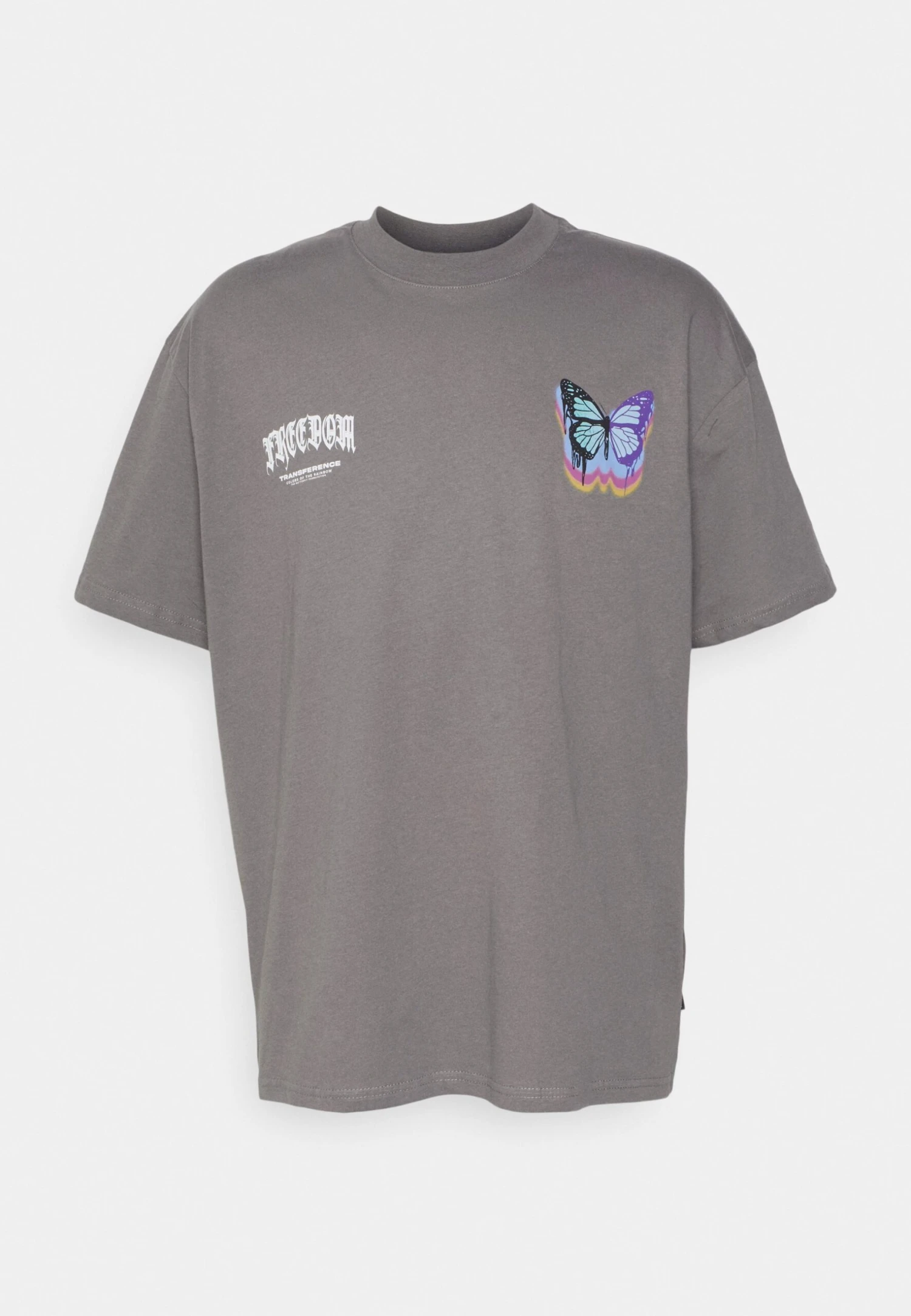 YOURTURN Unisex - Print T-Shirt - Dark Grey 8 YOURTURN Unisex - Print T-Shirt - Dark Grey - Image 6