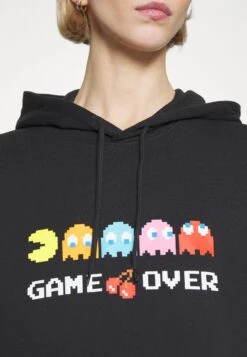 YOURTURN Pac-Man Unisex - Sweatshirt - Black -Yourturn Sales Store 791b5dcd802847b58db2344f2373376d