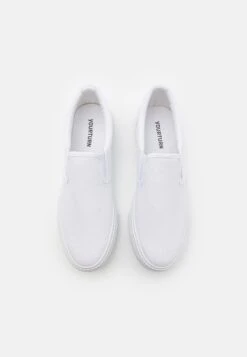 YOURTURN Unisex - Slip-Ons - White -Yourturn Sales Store 89fa48416186405389b1d1d6b5f06836