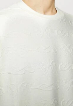 YOURTURN Tribal Embossed Unisex - Sweatshirt - Off White -Yourturn Sales Store 8c390ca9c9fe42218bf5de86ef627030