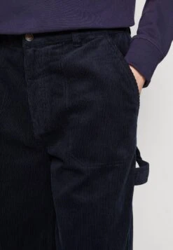 YOURTURN Wide Fit Carpenter Corduroy Unisex - Shorts - Dark Blue -Yourturn Sales Store 8cd9cf0de31c4216a6f2638ee7f7e4e5