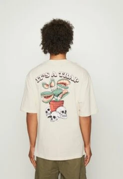 YOURTURN SkullGraphic- Print T-Shirt - Beige -Yourturn Sales Store 90cb5f2c4b49499ea8f45eddad755389