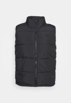 YOURTURN Puffer Vest Unisex - Waistcoat - Black -Yourturn Sales Store 99fbad23408a4315b3db7ba28447fe9b
