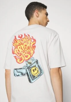 YOURTURN Unisex - Print T-Shirt - Grey -Yourturn Sales Store 9a63931ac9fc4ca995d4d5d69011bdf0