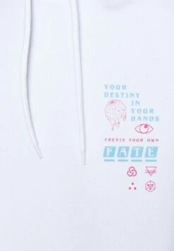 YOURTURN Unisex - Hoodie - White -Yourturn Sales Store 9d9a761c5d00465b9901499143ddff39