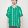 YOURTURN Stripes Boxi - Shirt - Green -Yourturn Sales Store 9de6efbce4cb4c2c931adc445f3a4927