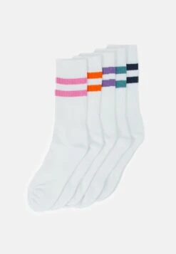 YOURTURN 5 Pack - Socks - White/Multicoloured