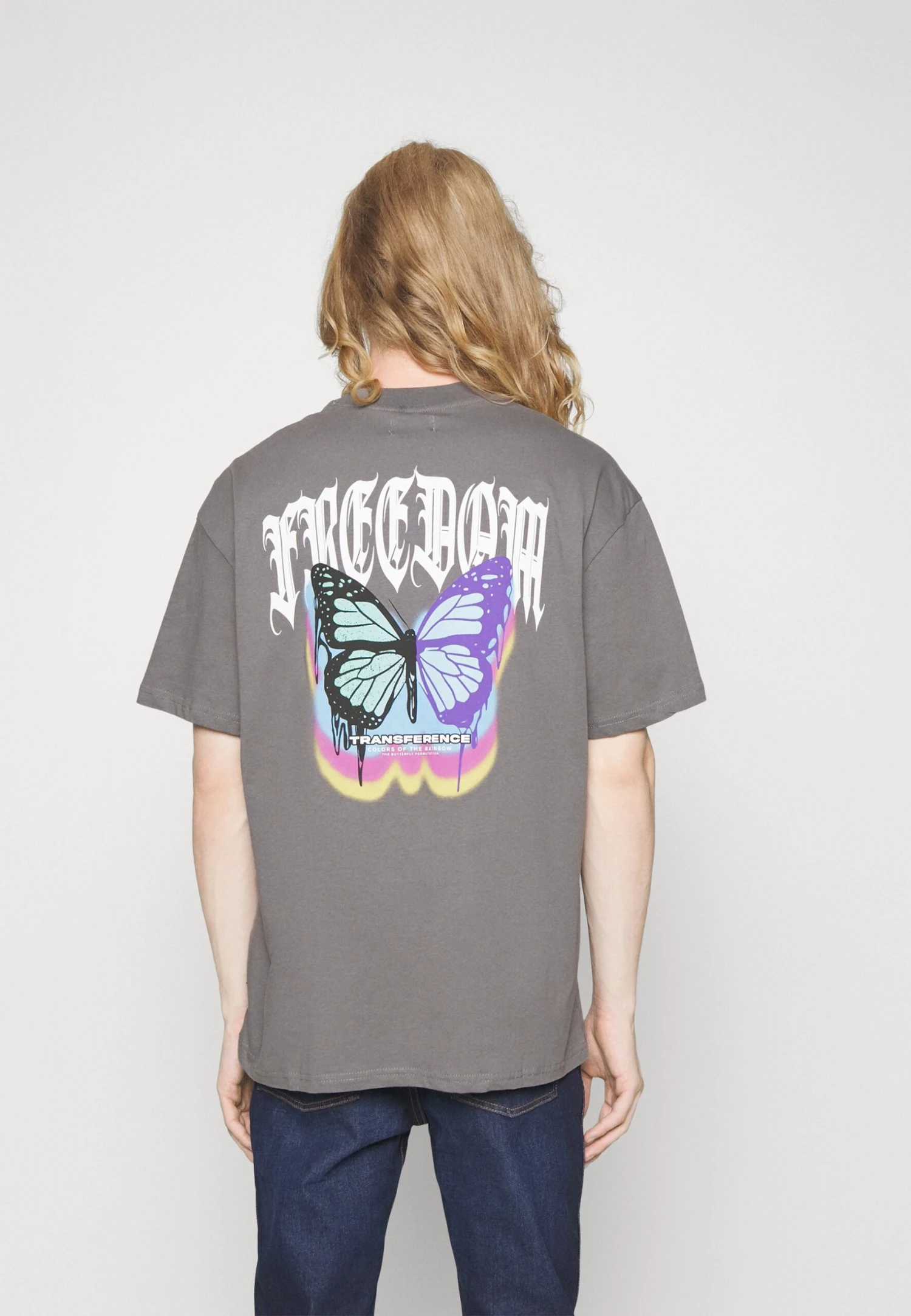 YOURTURN Unisex - Print T-Shirt - Dark Grey 3 YOURTURN Unisex - Print T-Shirt - Dark Grey