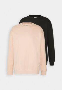 YOURTURN Unisex 2 Pack - Sweatshirt - Black/Pink -Yourturn Sales Store b967f062b7e440d9bbdcb60b6358e440