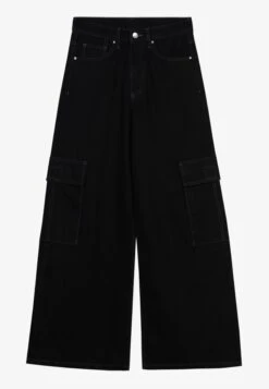 YOURTURN Unisex - Relaxed Fit Jeans - Black Denim -Yourturn Sales Store c1b77c9a2a764adcb52ae9988078ec2f