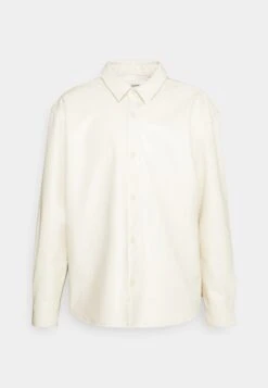 YOURTURN Unisex - Faux Leather Jacket - Beige -Yourturn Sales Store c6cb063c676b4fd68f707b4c1cfdb5d9