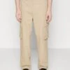 YOURTURN Unisex - Cargo Trousers - Tan -Yourturn Sales Store cda644b9934e43458a79a6a260a66d72