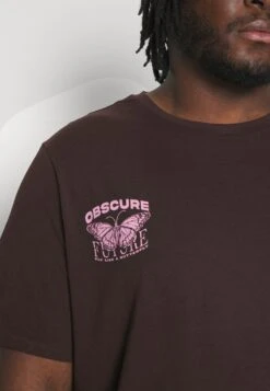 YOURTURN Print T-Shirt - Dark Brown -Yourturn Sales Store ce4e18fa4fbc4c1e89a1c949bde926b5