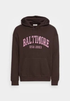 YOURTURN Unisex - Sweatshirt - Brown -Yourturn Sales Store dc85ab841965463dbc8668814f8e7cee