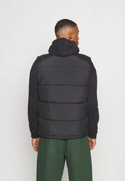 YOURTURN Puffer Vest Unisex - Waistcoat - Black -Yourturn Sales Store de5a394f9d5c4dbbaa35831feaa521d9