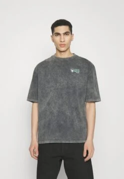 YOURTURN Unisex - Print T-Shirt - Mottled Black 10 YOURTURN Unisex - Print T-Shirt - Mottled Black -Yourturn Sales Store e0852d6cd25e4088a78ed40c27fcd182