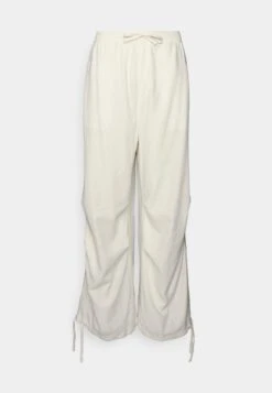 YOURTURN Genderless Parachute Unisex - Trousers - White -Yourturn Sales Store e139fd63cae746a1b32af638a2d54d38