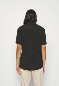 YOURTURN Plisse Shirt Unisex - Shirt - Black -Yourturn Sales Store f669a991e42c4ea187536b79575d26d9