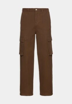 YOURTURN Unisex - Cargo Trousers - Brown -Yourturn Sales Store f7aa819fdad24721affc894fab50e4f9