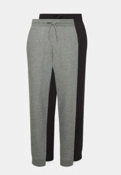 YOURTURN Unisex 2 Pack- Tracksuit Bottoms - Grey/Black -Yourturn Sales Store f9131a4c6c084251b73e71ebe90bb629