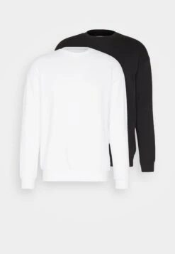 YOURTURN Unisex 2 Pack - Sweatshirt - Black/White -Yourturn Sales Store f913352c0965480bb1148d439104cbd0